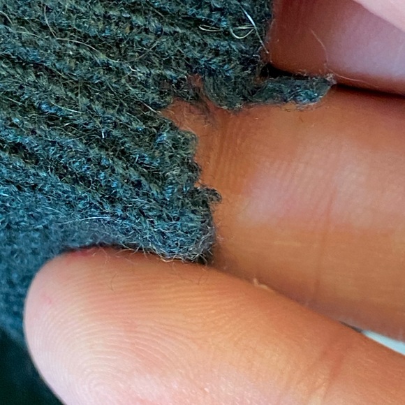 Vintage SNOW LOTUS CASHMERE mock turtleneck, Women’s Large, FOREST GREEN - Picture 6 of 6